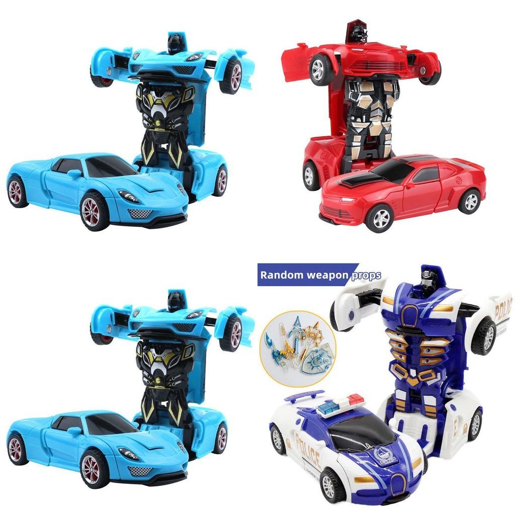 Educational 2in1 Deformation Car Toy No Battery Needed