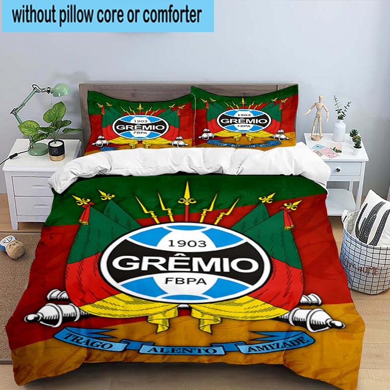 3pcs Fc 1903 Emblem Printed Bedding Set Duvet Cover Closure Includes 1 Duvet Cover & 2 Pillowcases Bedding Sets Home Decor Gifts