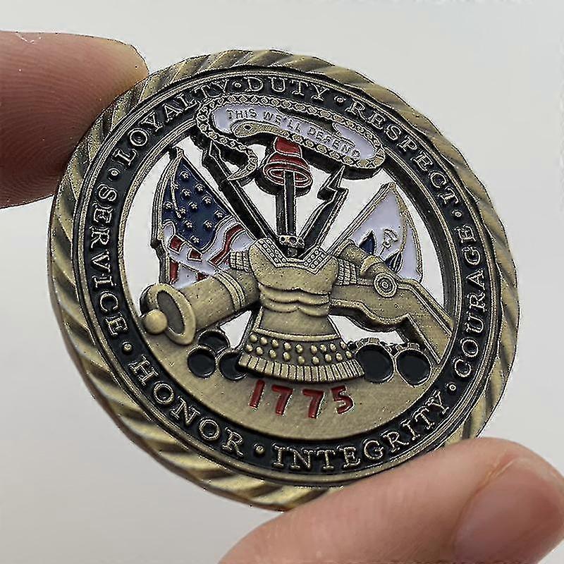Travel Badge 1775 American Hollow Medal Collection Coin Craft Gold Coin Commemorative Gift