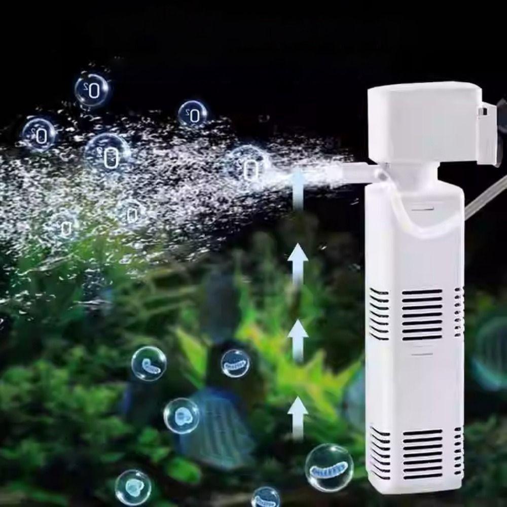 Настенный фильтр для аквариума с присоской, кислородный воздушный насос, внутренний фильтр для аквариума