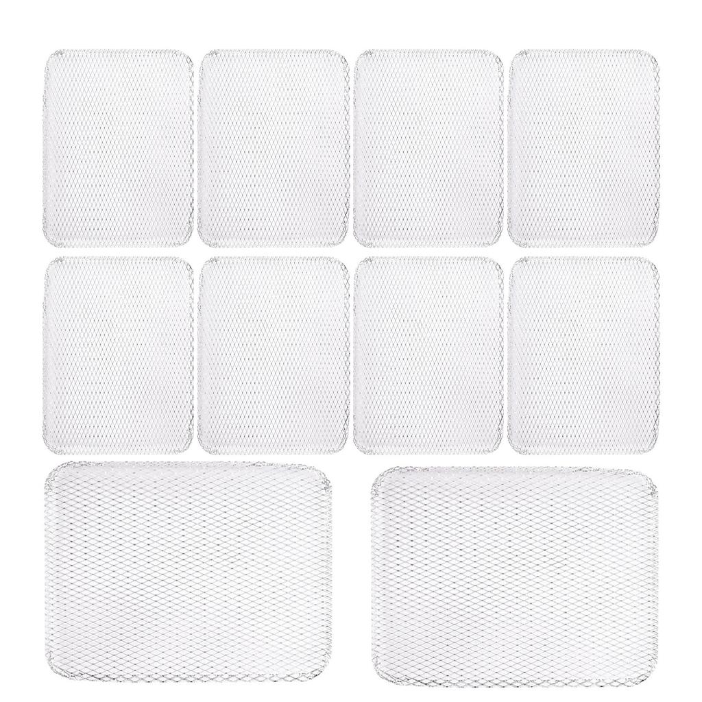 Disposable Grill Mats 10PCS Aluminum Texture Flexible and Safe for Outdoor Cooking Grills for Convenient Easily Grilling