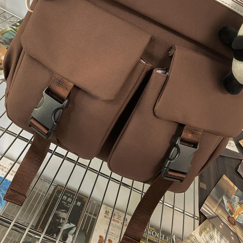 Студенческий школьный рюкзак Женский рюкзак большой вместимости Мужской водонепроницаемый рюкзак