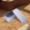 1590A/1590B Effects Pedal Enclosure with Screws Aluminum Guitar Effect Cases Holder Replacement Durable Musical Instrument Kit