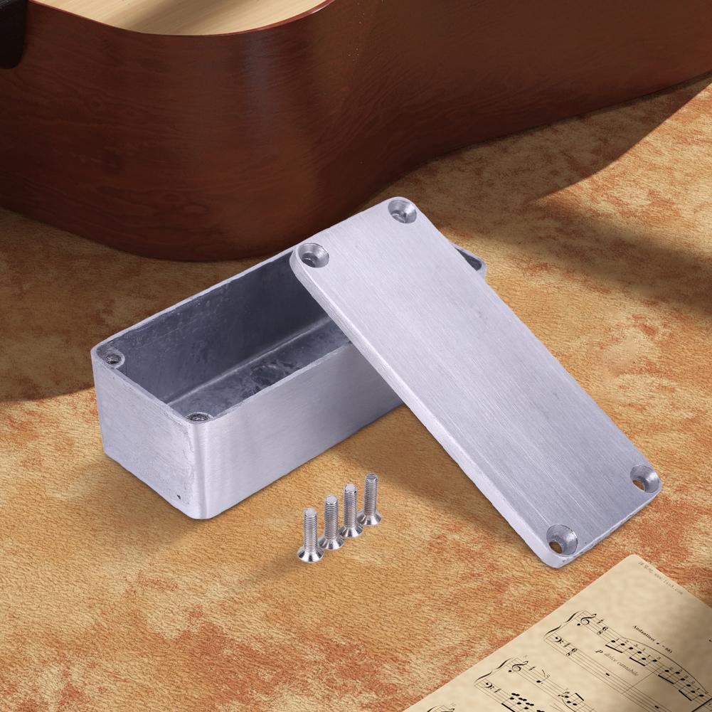 1590A/1590B Effects Pedal Enclosure with Screws Aluminum Guitar Effect Cases Holder Replacement Durable Musical Instrument Kit