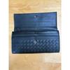 Used Bottega Veneta Intrecciato Long Wallet Black