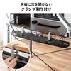 SANWA DIRECT Кабель-канал под стол Сетчатый держатель для кабелей Организация проводки Ширина 90 см Зажим 200-CT004BK