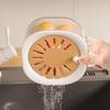Fruit Strainer 2 In 1 Drainer And Strainer Multi-function Drain Basket Fruit Vegetable Washing Basket With Lid Drainer Tool Bowl