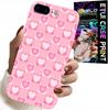 Etui Do Iphone ( 7 Plus ) - Serca Kratka Różowa Obudowa Case + Szkło