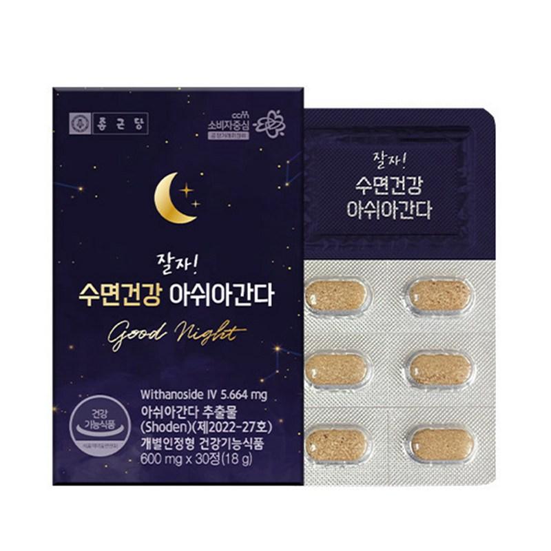 Чон Кун Данг Гуд Слип Здоровье сна Ашваганда, 30 таблеток, 1 шт.