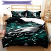 3pcs Philadelphia Eagles LOGO pattern bedding set duvet cover set includes duvet cover &pillowcases,perfect all season bedroom decoration&gift