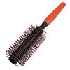 Puntos Plastic Handle Curly Hair Styling Round Bristles Brush Comb Rolling Style