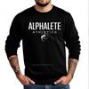 Толстовки Осень Новое Поступление Повседневная Толстовка Осень Логотип Alphalete Athletics На Груди Уличная Одежда Свитшот Модный Хлопковый Пуловер