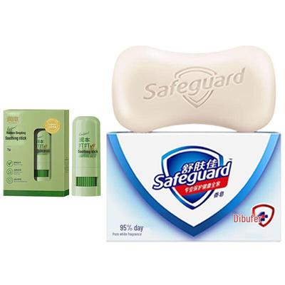 Мыло Safeguard Pure White с ароматом и стик от зуда