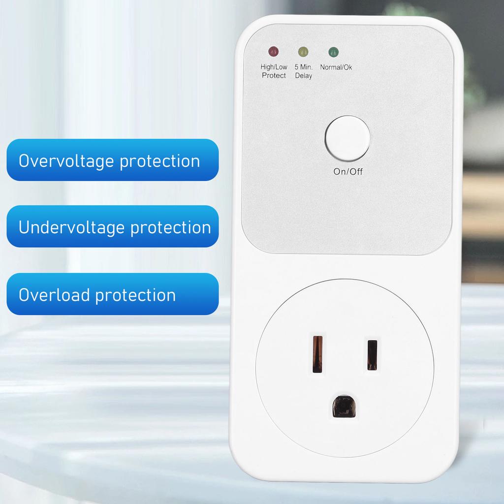 Voltage Protector Relay  Socket Multifunctional for Refrigerator Home Appliance Home Appliance Voltage Protector