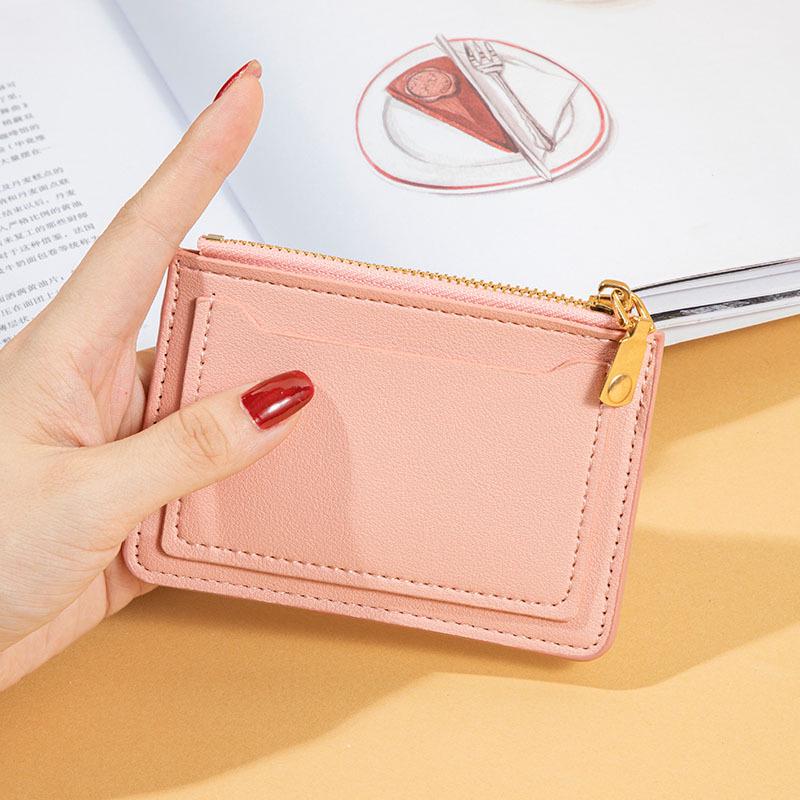 Сумка для монет на молнии для девочек 2022 года с отделениями для нескольких карт — корейский стиль