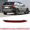 Декоративная лампа-отражатель заднего бампера для Volvo XC60 2018- Светоотражатель тормоза Предупреждающие огни Пластина