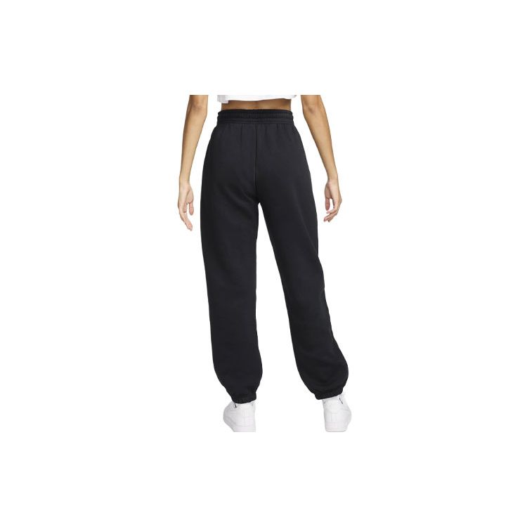 Nike Sportswear Phoenix Fleece Logo Embroidered Comfortable Cuffed Fleece Joggers Women Joggers Black FZ5996-010