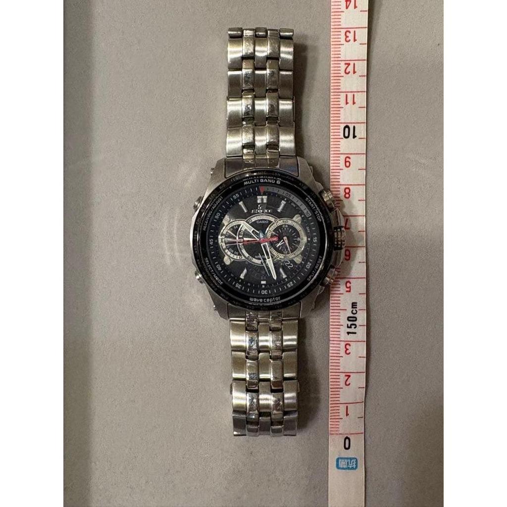 Б/у Радиоуправляемые солнечные часы CASIO EDIFICE MULTI BAND 6
