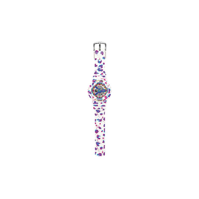 Casio BABY-G Серия тематических часов Модные Спортивные Водонепроницаемые Трендовые Кварцевый механизм Ремешок из смолы Японские и Корейские часы Женские часы Цветной циферблат BA-110FL-7A