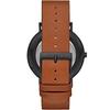 SKAGEN Men's SIGNATUR 45mm Brown Leather Watch SKW6550 [Parallel Import]