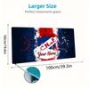 Club Nacional De Football Custom Name Large Size Mouse Pad Large Gaming Table Cushion Non-slip Laptop Tablet Big Mousepad XXL Mat Mini PC Playmat With