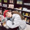 Осень и Зима Обновленный Корейский Вышитый Кардиган с Капюшоном Флисовый Утепленный Свитер с Капюшоном Повседневное Пальто Женское