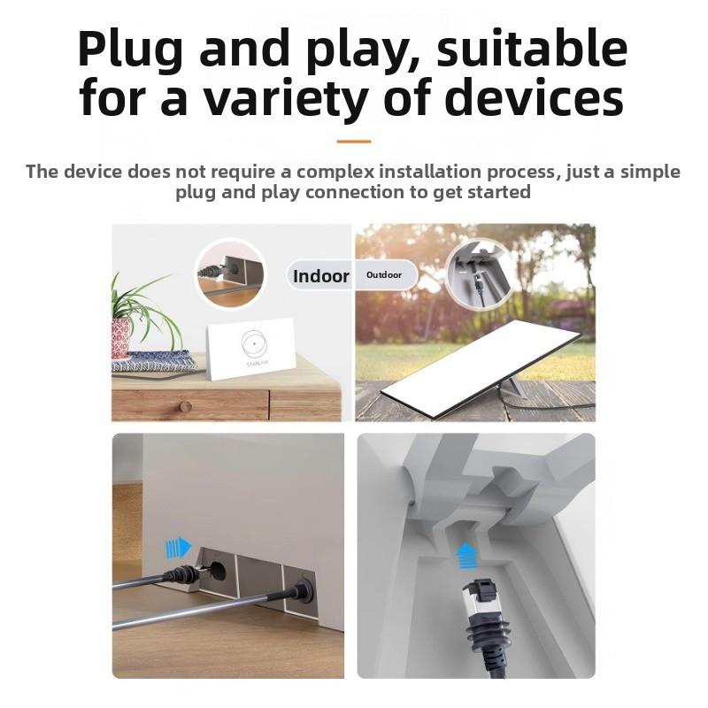 Gen3 Router Replacement Cable Outdoor Waterproof Ethernet Network Cable for Cross Border Use