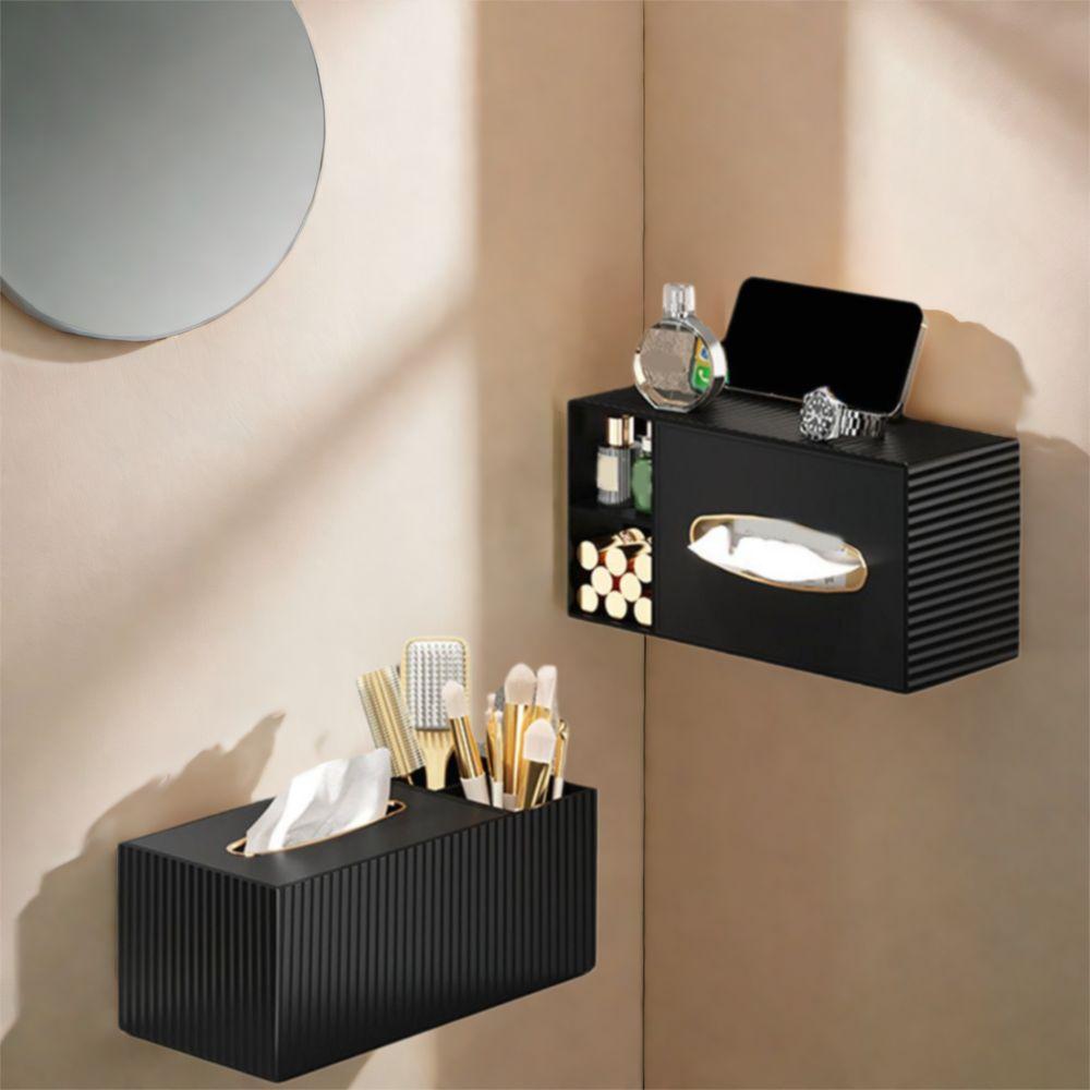 Пластиковый настенный диспенсер для салфеток, прямоугольная коробка для салфеток для лица, креативная коробка для бумажных полотенец для дома