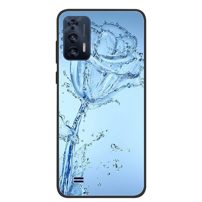 For OUKITEL C31 Case Butterfly Painted Soft Black Silicone Bumper Phone Cover for Oukitel C31 C 31 OukitelC31 Case Coque Fundas