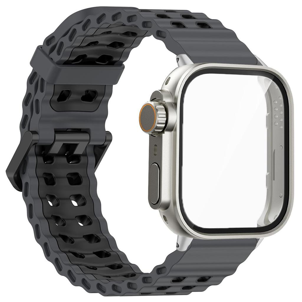 Морской ремешок+ПК чехол для Huawei Watch Fit4 4 Pro Двухцветный ремешок Ghange To Ultra Чехол для Huawei Fit 3 Аксессуары для умных часов