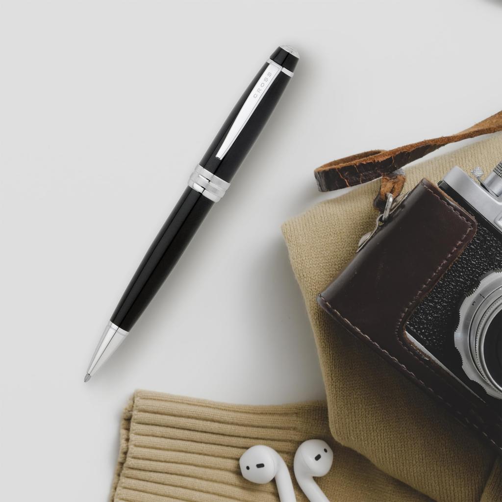 Cross Ballpoint Pen Bailey Black Genuine Imported Product Oil-Based NT0452-7