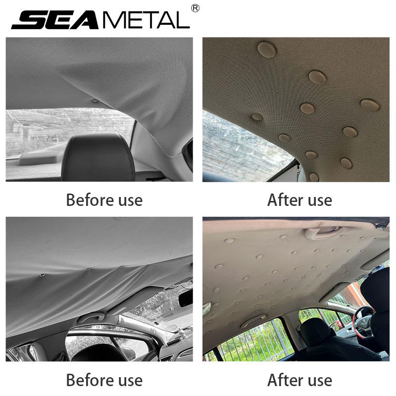 SEAMETAL Пряжка для потолка автомобиля 40 шт./компл. Универсальная крышка-заглушка с винтом для крепления Ткань для потолка салона автомобиля Пряжки для ремонта крыши автомобиля