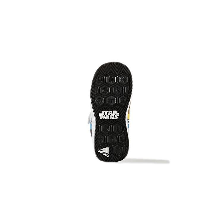 Adidas Star Wars El I Wear resistant And Lightweight Low top Toddler Shoes White Yellow Infant And Toddler BY3024