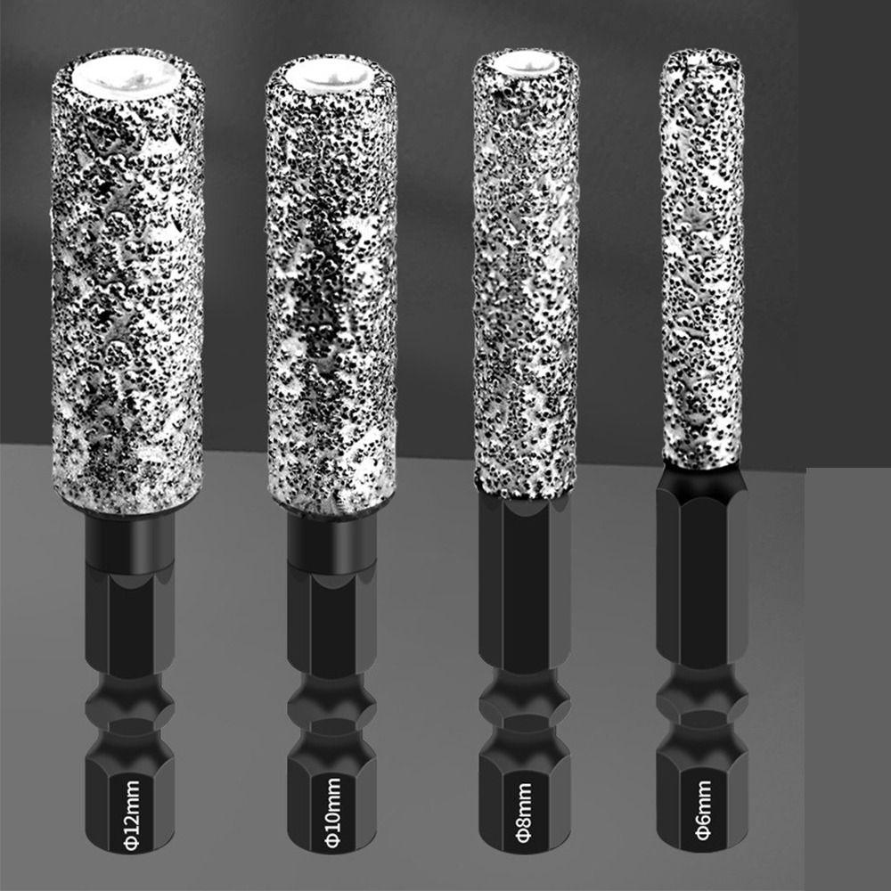 1pc /3pcs Dry-drilling Tile Hole Opener Marble Tile Drill Bit  Tiles Brazing Glass Marble
