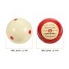 PATIKIL Billiard Practice Training Cue AAA Grade Pro Cup Standard Pool Cue Balls with Red Dot Billiard White Balls, 57.2mm, 2-Piece Accessories,