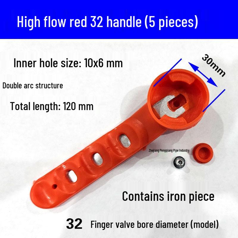 PPR Steel Core Ball Valve with Plastic and Iron Sheet Handles (Sizes: 20-63) - Quick Open Design