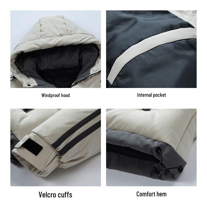 Мужская зимняя хлопковая куртка с капюшоном Jeanswest