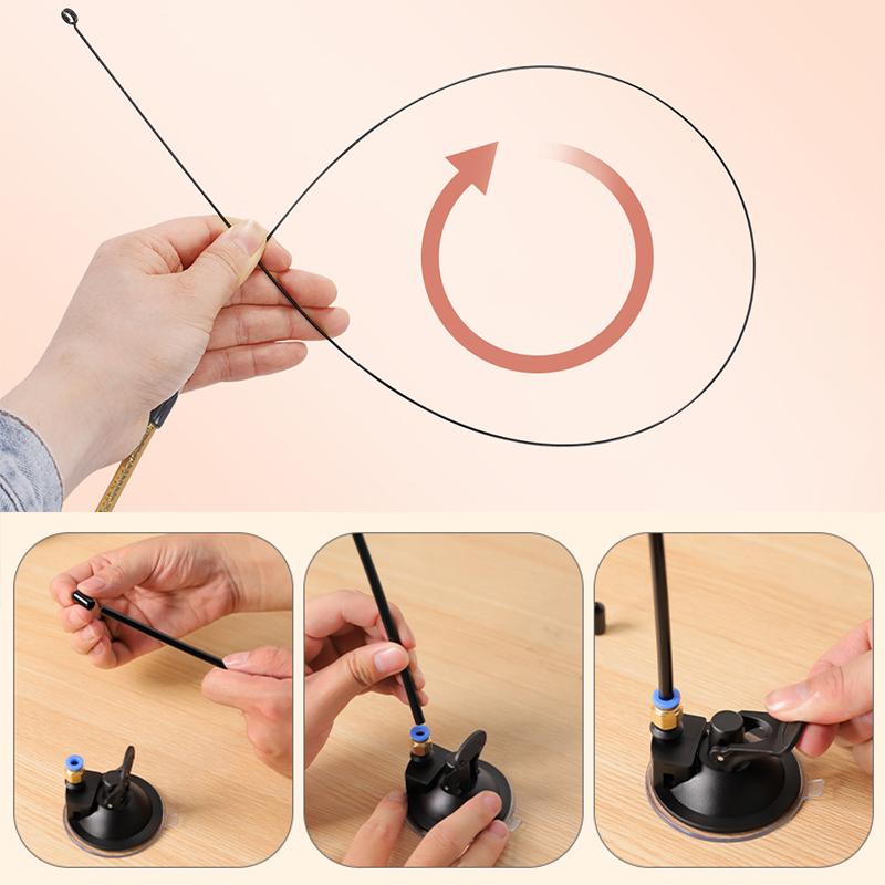 Simulation Bird Interactive Cat Toy Funny Feather Bird With Bell Cat Stick Toys For Kitten Playing Teaser Wand Toy