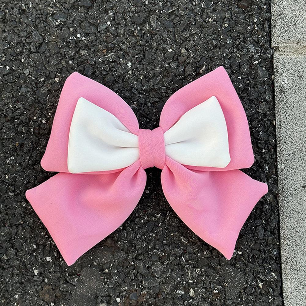 Мотоциклетный шлем с двухцветным бантом, украшением для электрического велосипедного шлема, аксессуары для украшения кузова автомобиля, бант для девушек и женщин