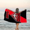 1pc Football20 Beach Towel with Custom Name, Beach/Swimming/Bath/Picnic/Camping Towel, Suitable for Seaside Beaches