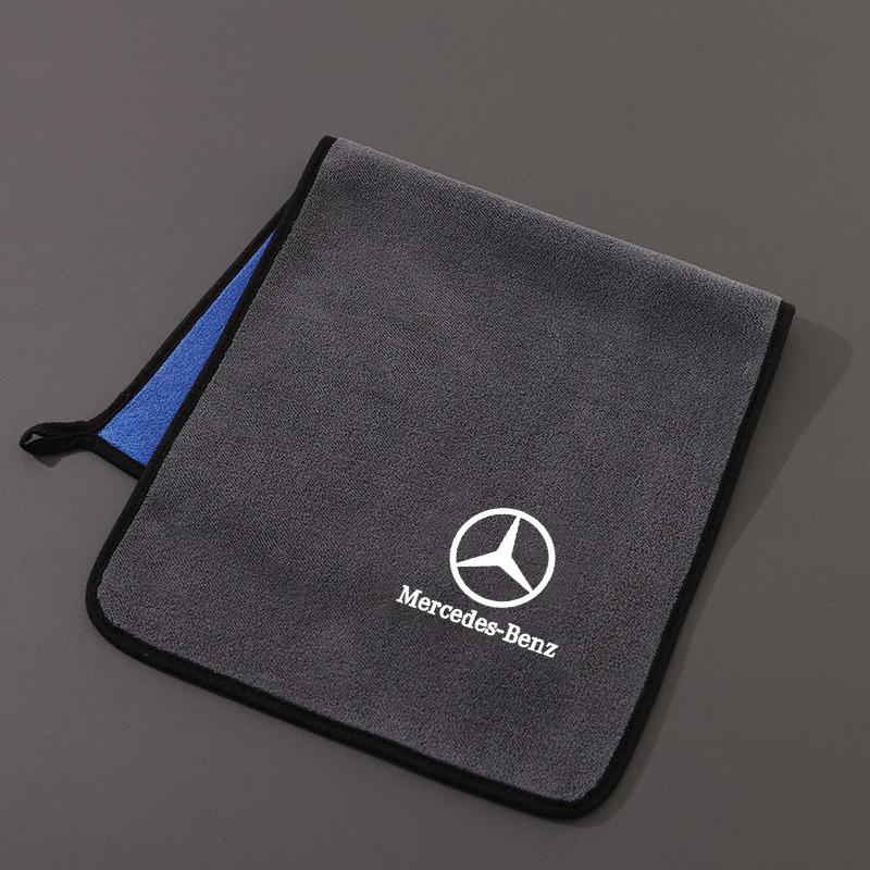 CQM1 Car Wash Microfiber Towel For Mercedes Benz AMG W203 W206 W220 W205 W211 W212 W201 W210 W108 Auto Cleaning Drying Rag Cloth