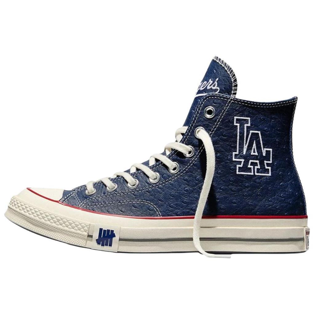 Converse x UNDEFEATED X Los Angeles Dodgers CHUCK TAYLOR Skateboard Shoes Unisex Blue White A19846C
