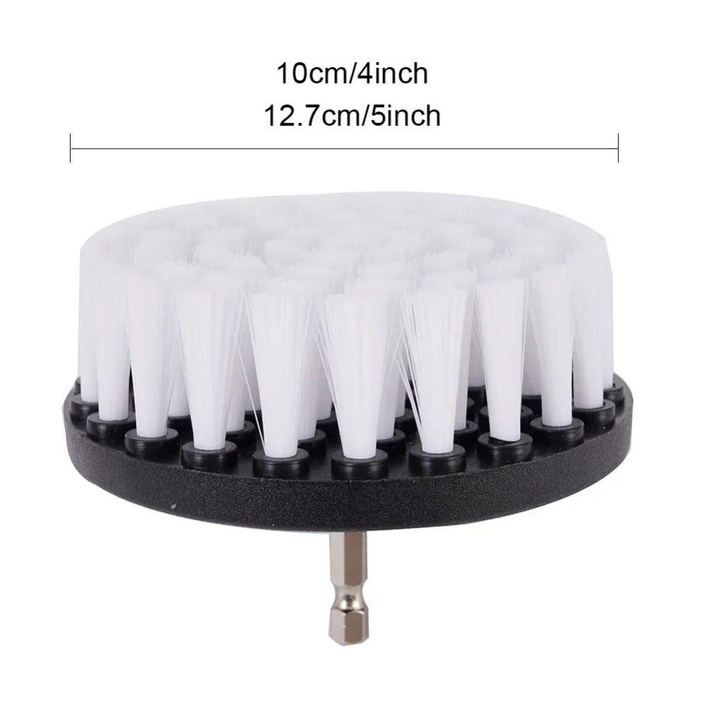 1Pcs Nylon Electric Drill Brush Cleaner Power Scrubber Brush  For Cleaning Carpet Leather Glass