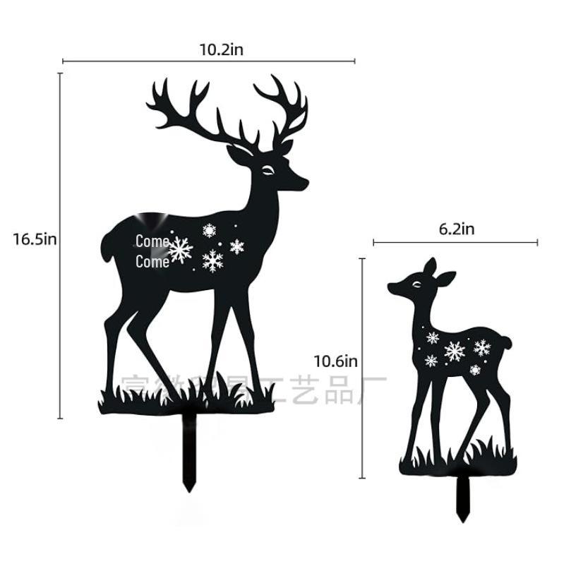 Знак-вставка в землю Металлический Крест для Садовой Декорации