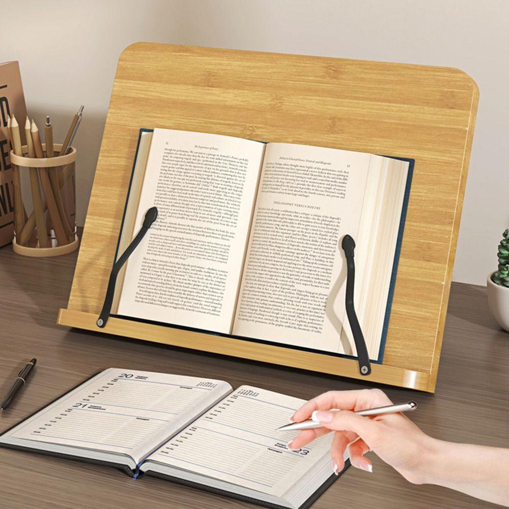 Comfortable Reading Reading Holder 8 Adjustable Tilt Angles Book Holder Tray Desk Bookshelf  Home