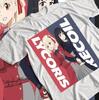Lycoris Recoil Tshirt Personality Clothes Year Round Clothing Oversized Unisex Streetwear Trendy Cotton Y2k Short Sleeves Soft