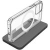 Case for iPhone 14 - Phonillico® - Transparent Silicone - Magnetic Circle - Wireless Charging - Flexible