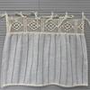 Pastoral Style Kitchen Stove Cover Skirt Handmade Stove Decor Valance Cabinet Curtain  Small Window