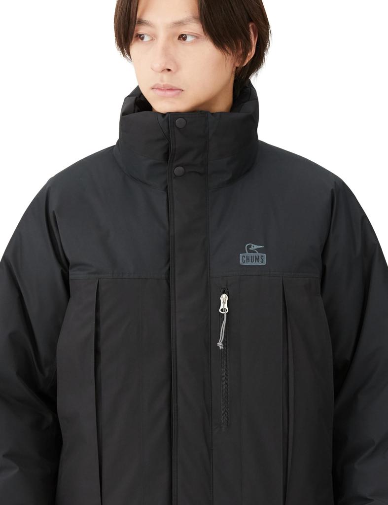 Outerwear WINDSTOPPER Down Jacket Black L [Chums] Gore-Tex Men's