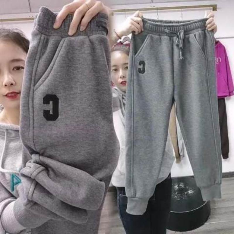 Осенние и зимние спортивные брюки женские с высокой талией Harlan Drawstring Casual Sports Брюки повседневные тонкие брюки